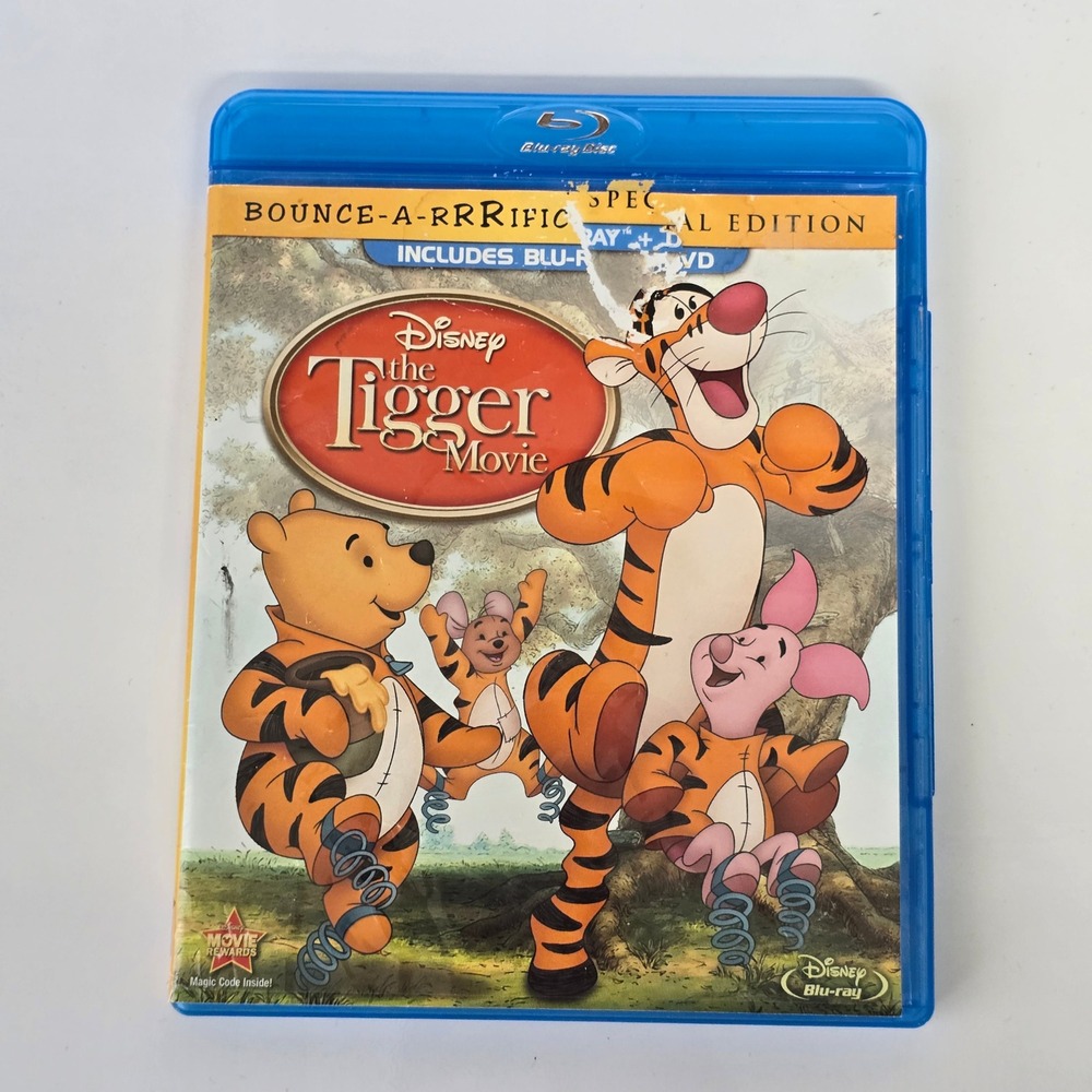 The Tigger Movie Blu-ray Special Edition Classic Animation Disney [Missing DVD]